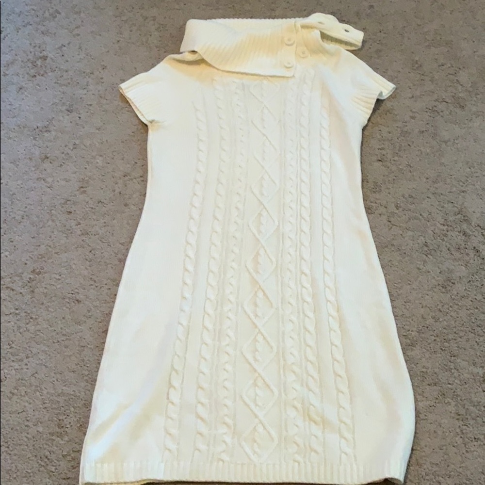 Turtleneck sweater dress